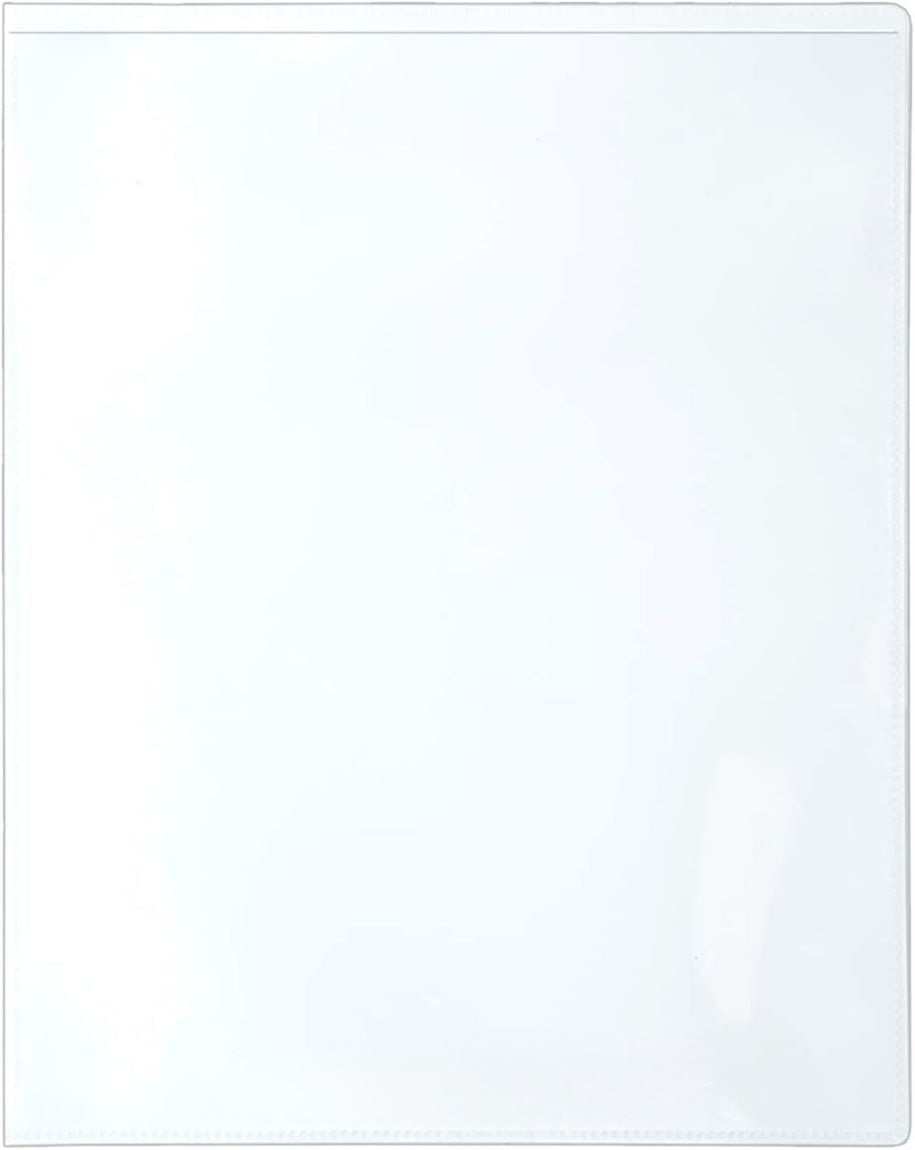 Plastic 2-Pocket Folders - Clear Overlay on Front and Back - Made in U.S.A